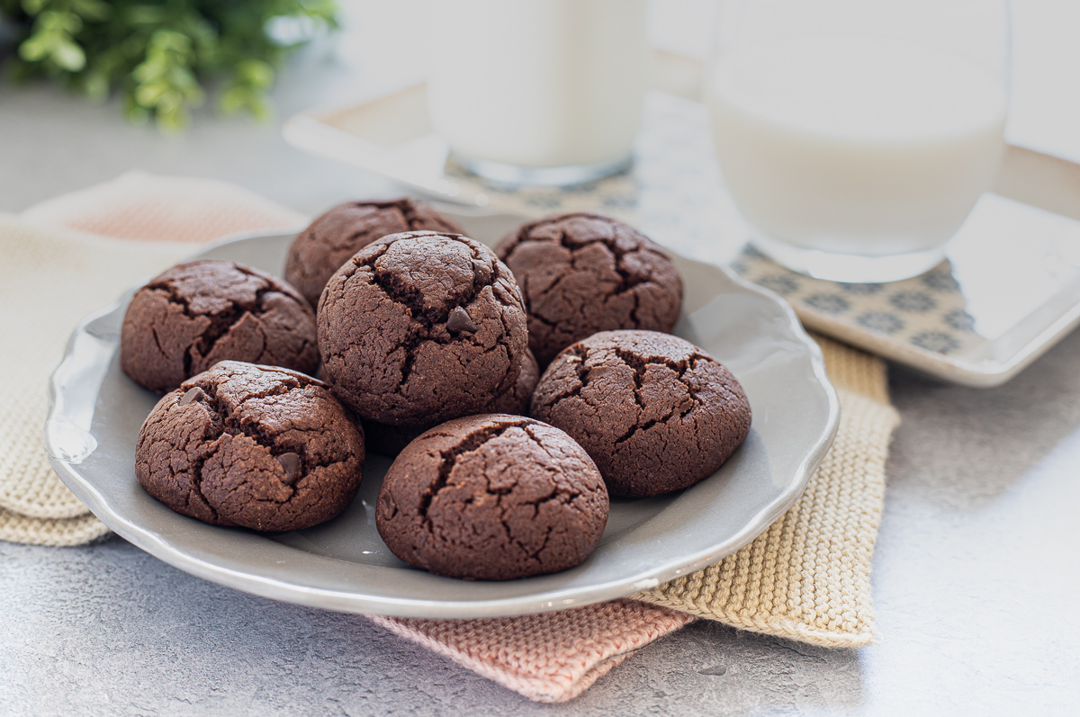 Chocoladekoekjes zonder boter