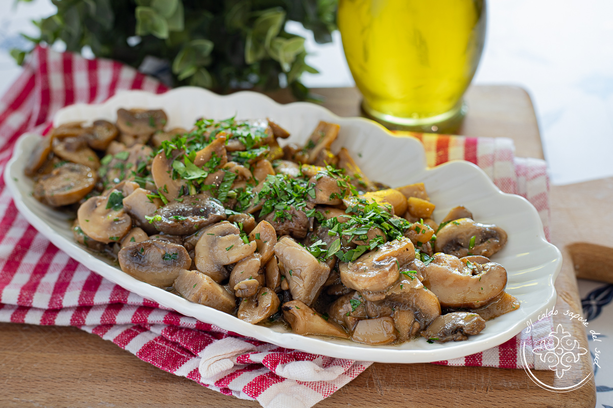 Champignons trifolati: het recept van oma