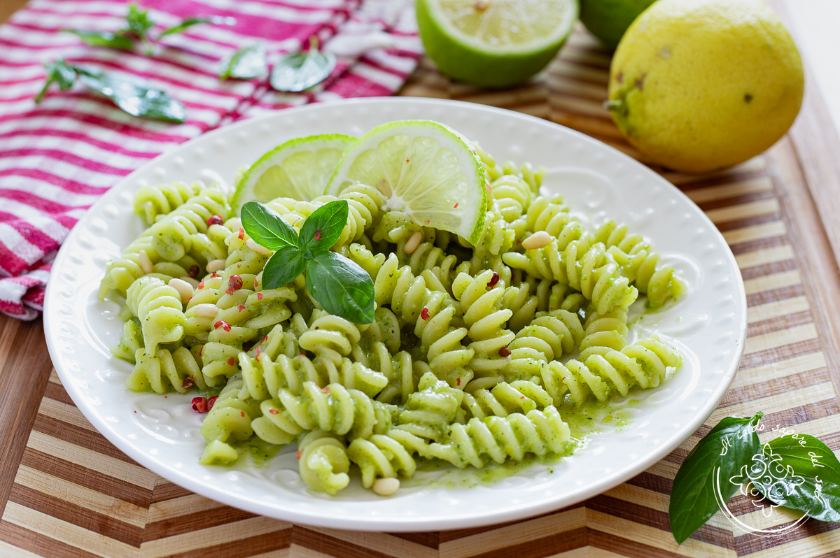 Pasta met citroenpesto