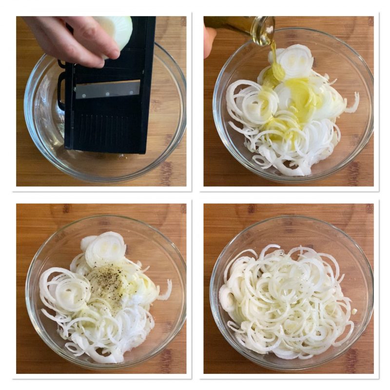 Snelle uienfrittata uit de oven