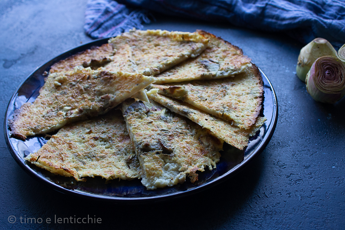 Cecina met artisjokken (kikkererwtenfarinata)