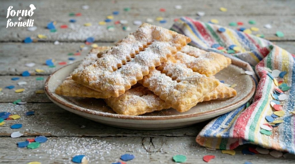 Chiacchiere van bladerdeeg