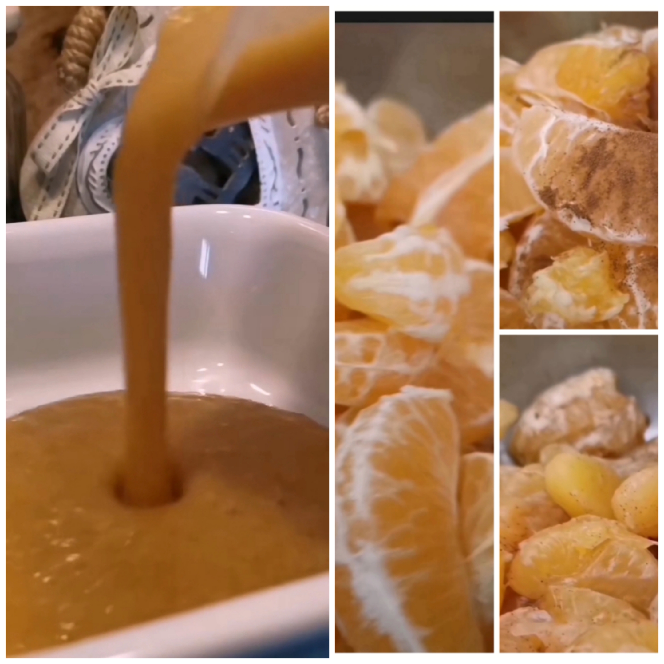 Mandarijnen- en kaneelpuree