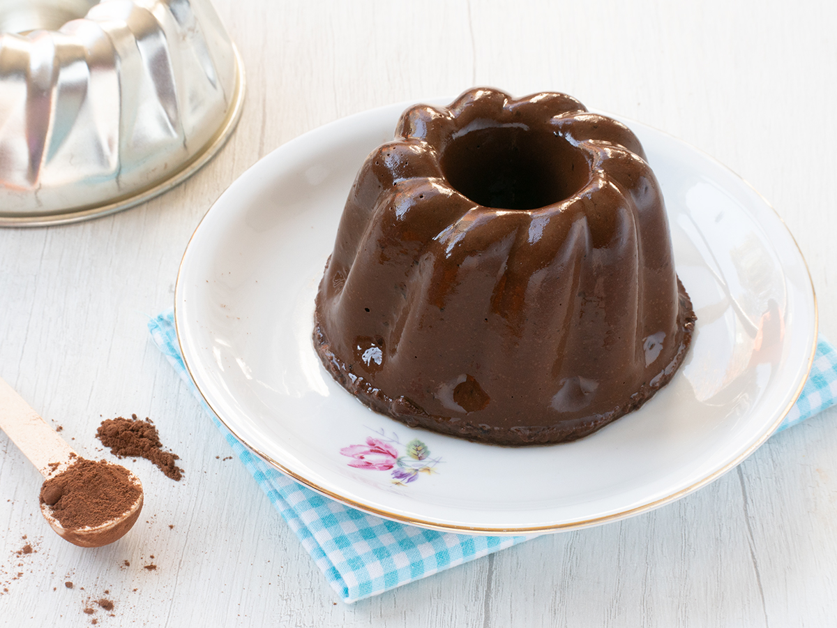 Zelfgemaakte chocoladevla