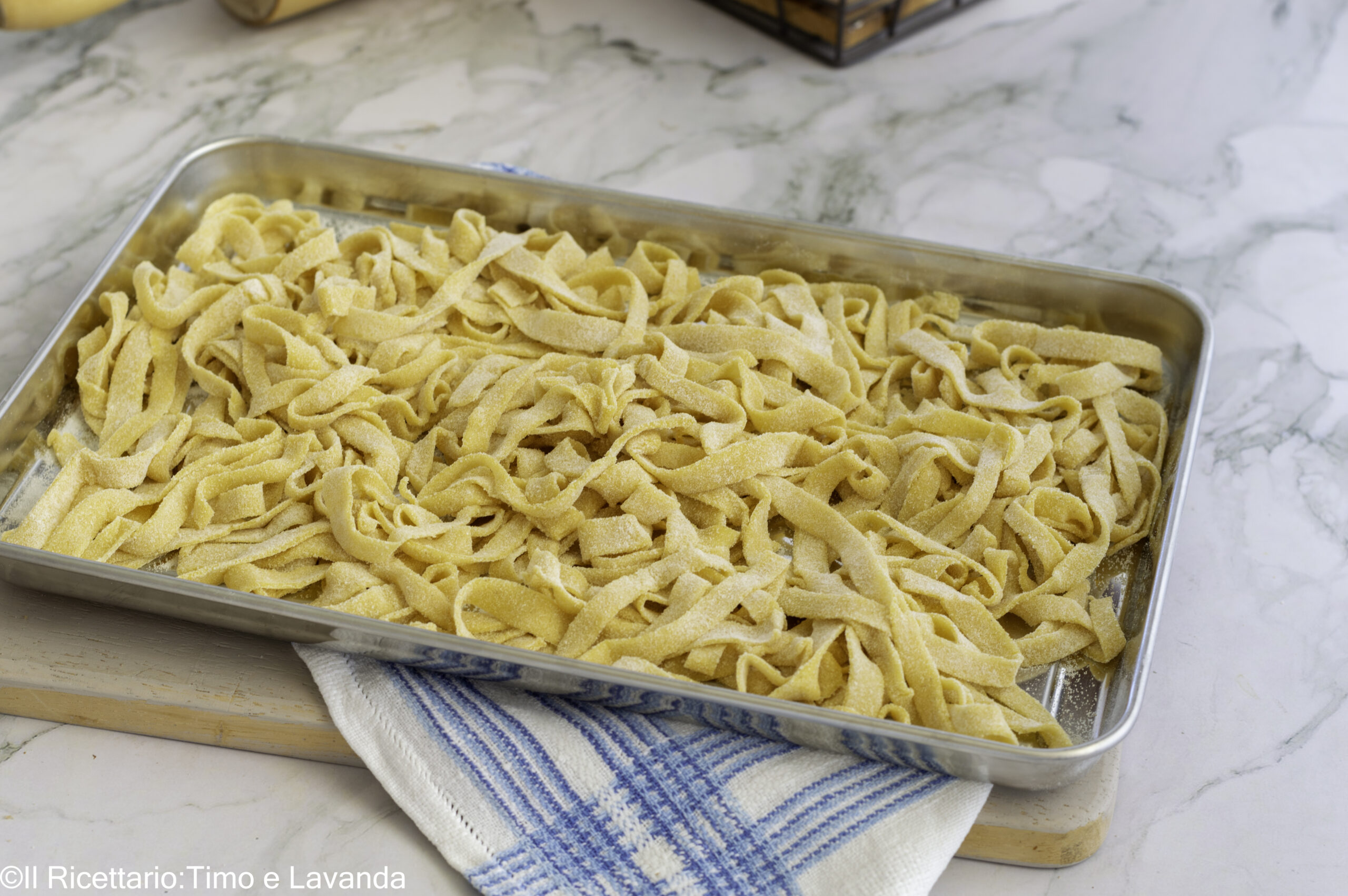 Glutenvrije eierpasta met natuurlijke meelsoorten