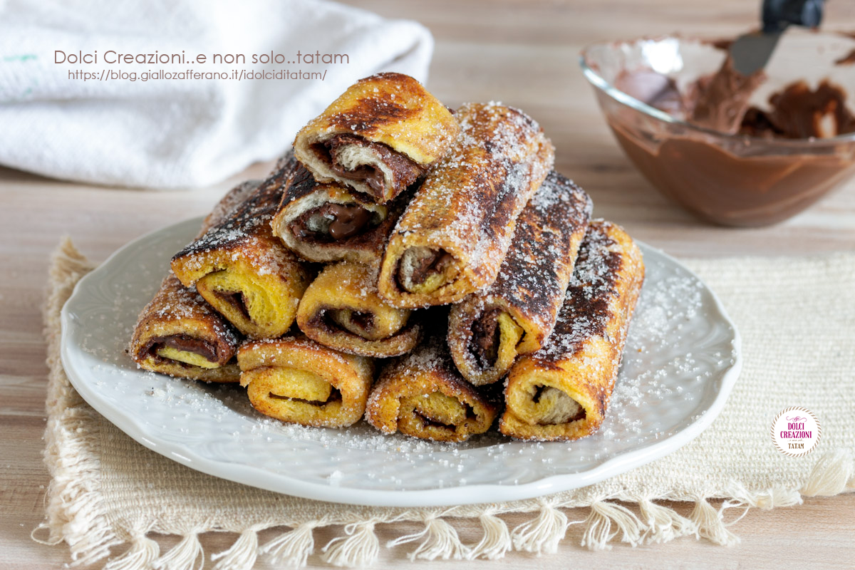 Gefrituurde broodjes met Nutella