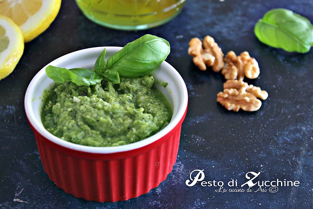 Gemakkelijke en snelle courgettepesto