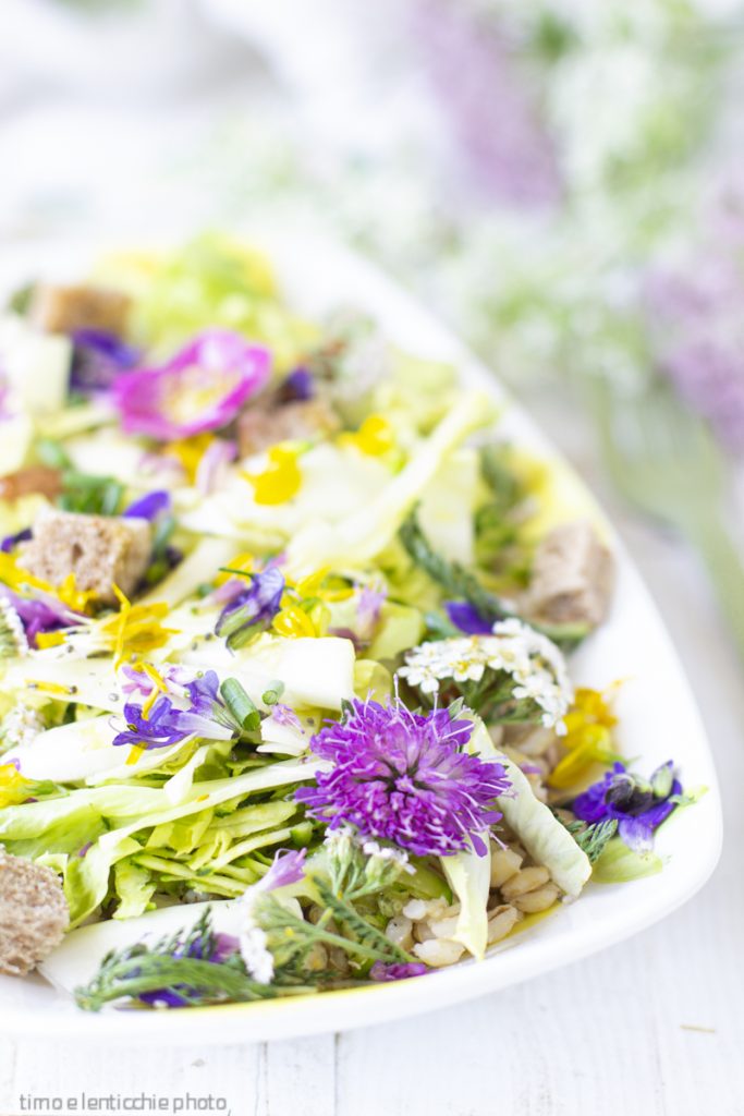 gerste salade en bergbloemen (2)