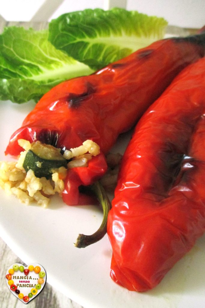 Gevulde paprika's met tonijn en rijst, Mangia senza Pancia