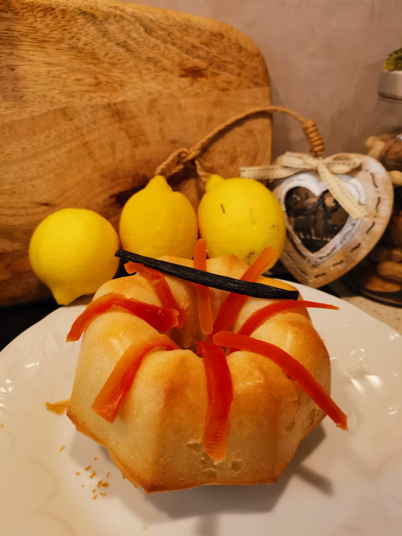 Citroencake en vanille