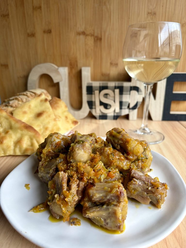 coda alla cacciatora in bianco Romeinse recept voor zondag