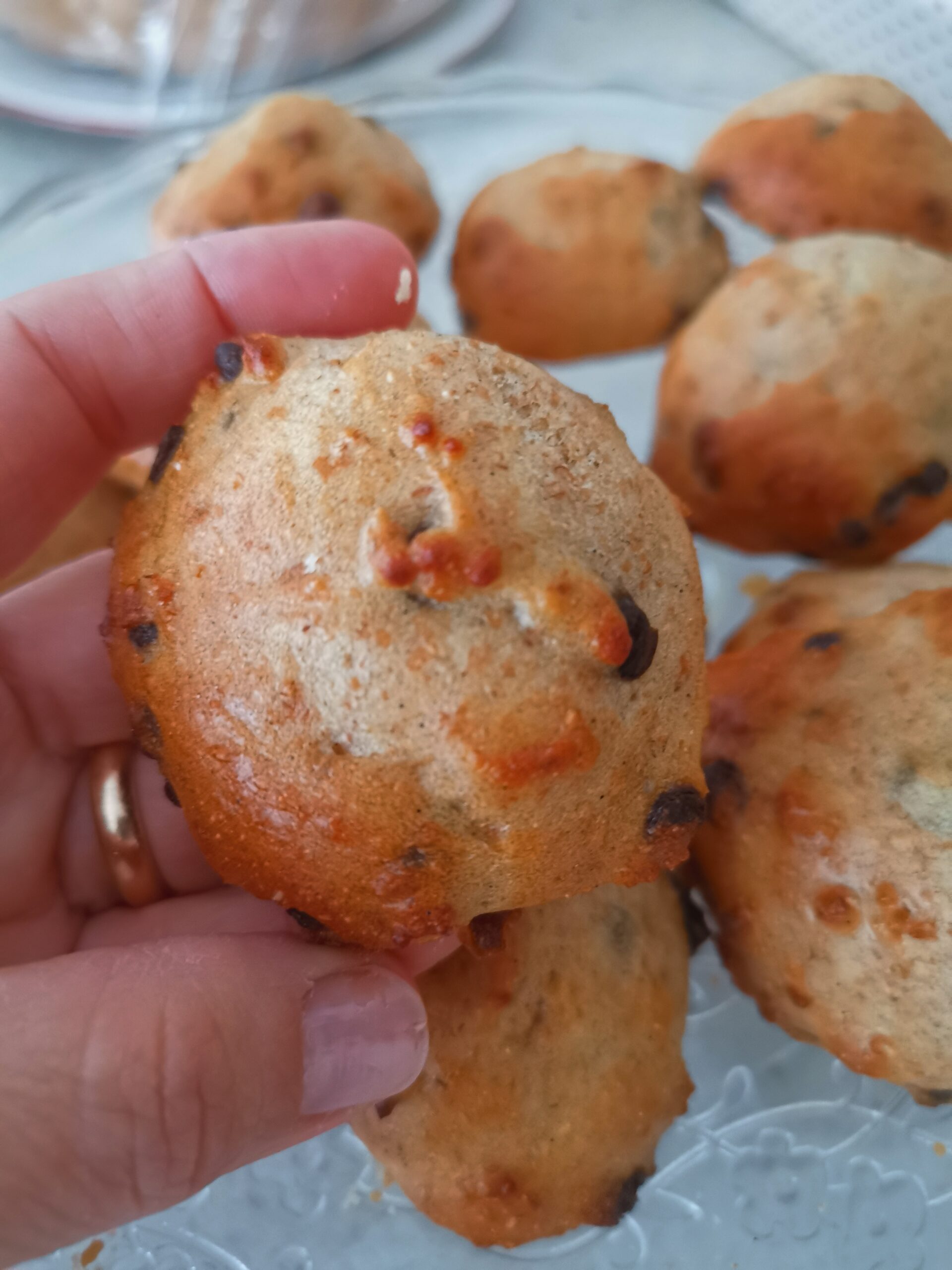 Lepelkoekjes met eiwit en yoghurt