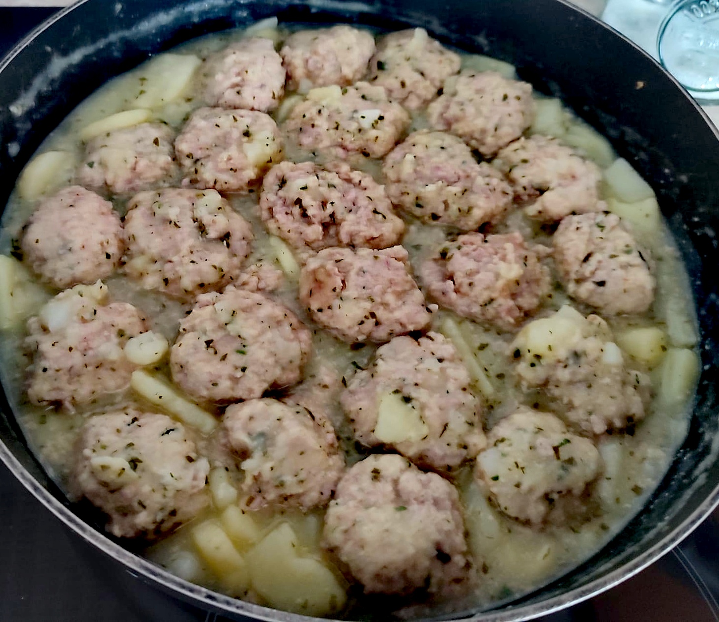 Balletjes met aardappelen