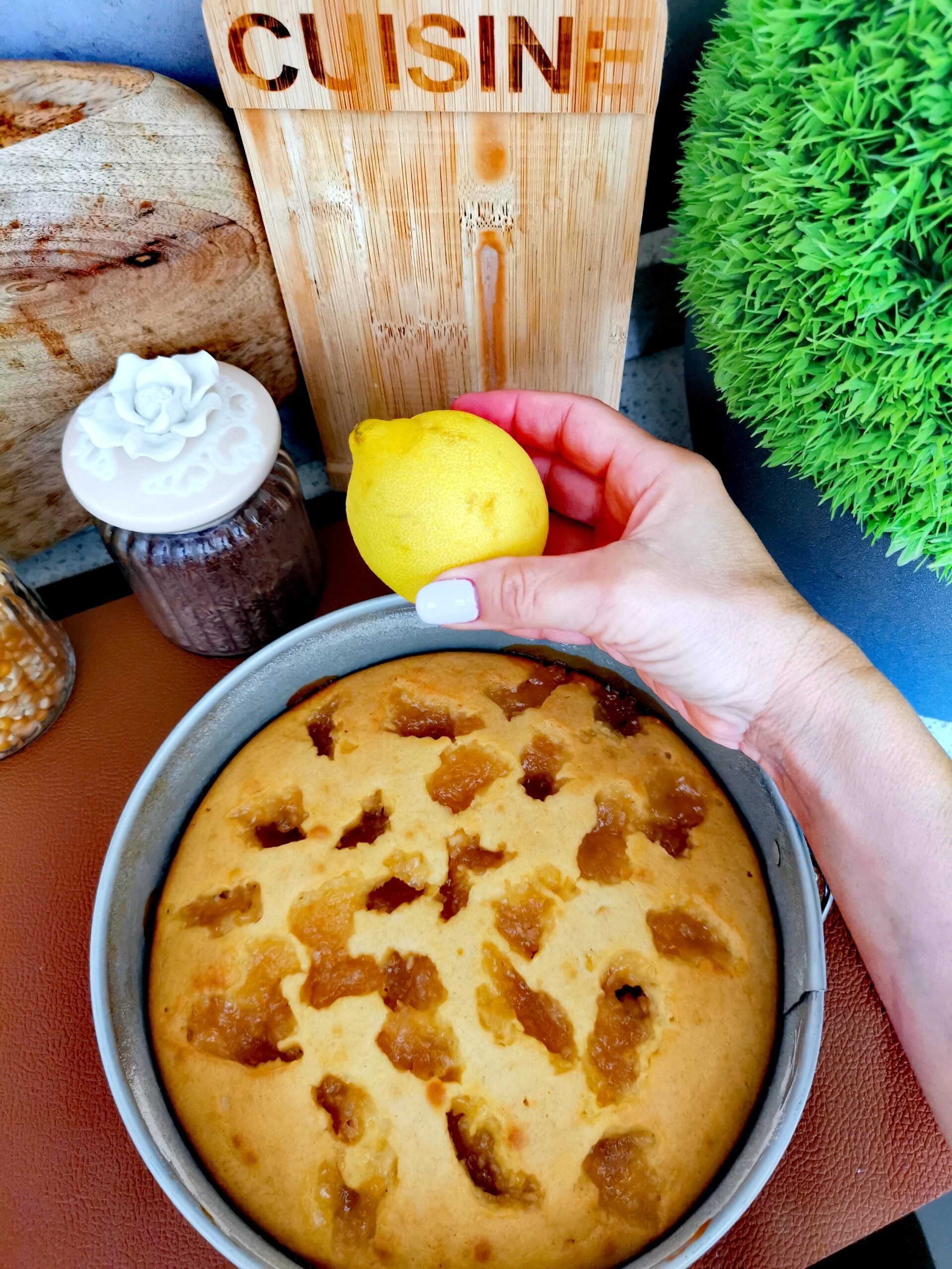 Wolkencake met yoghurt en citroen