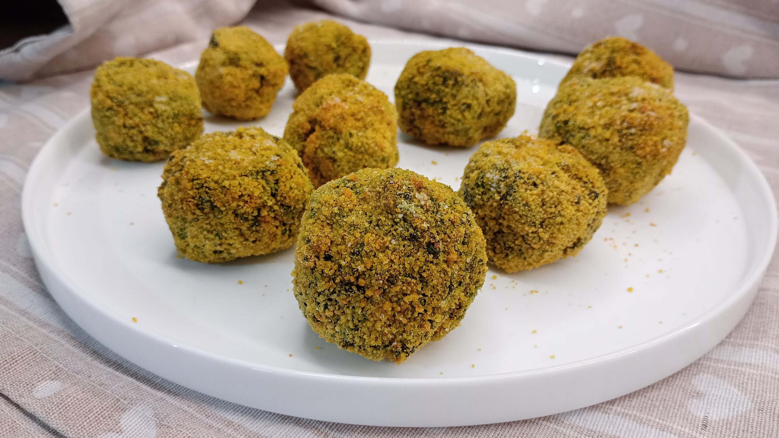 Ricottaballetjes met spinazie