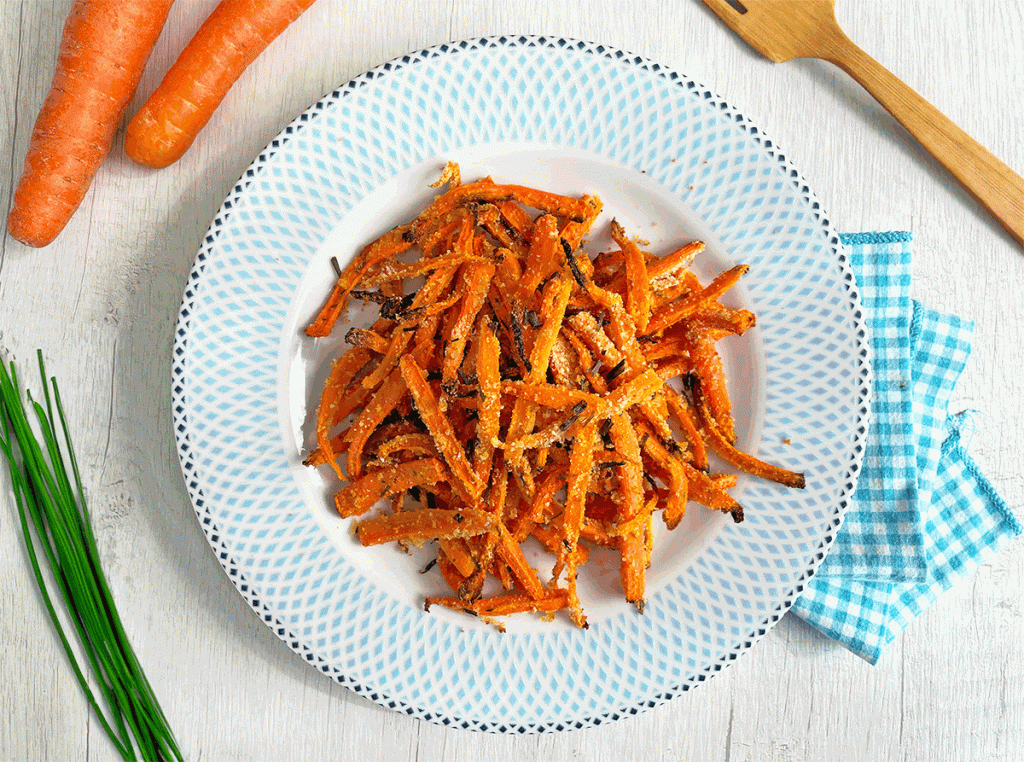 Wortelsticks in de Airfryer