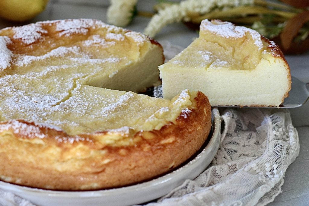 Carnavalsrecept, Napolitaanse migliaccio alleen met melk.