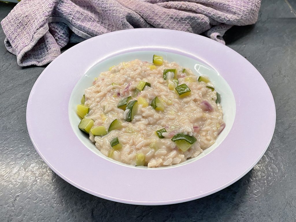 Risotto met courgette
