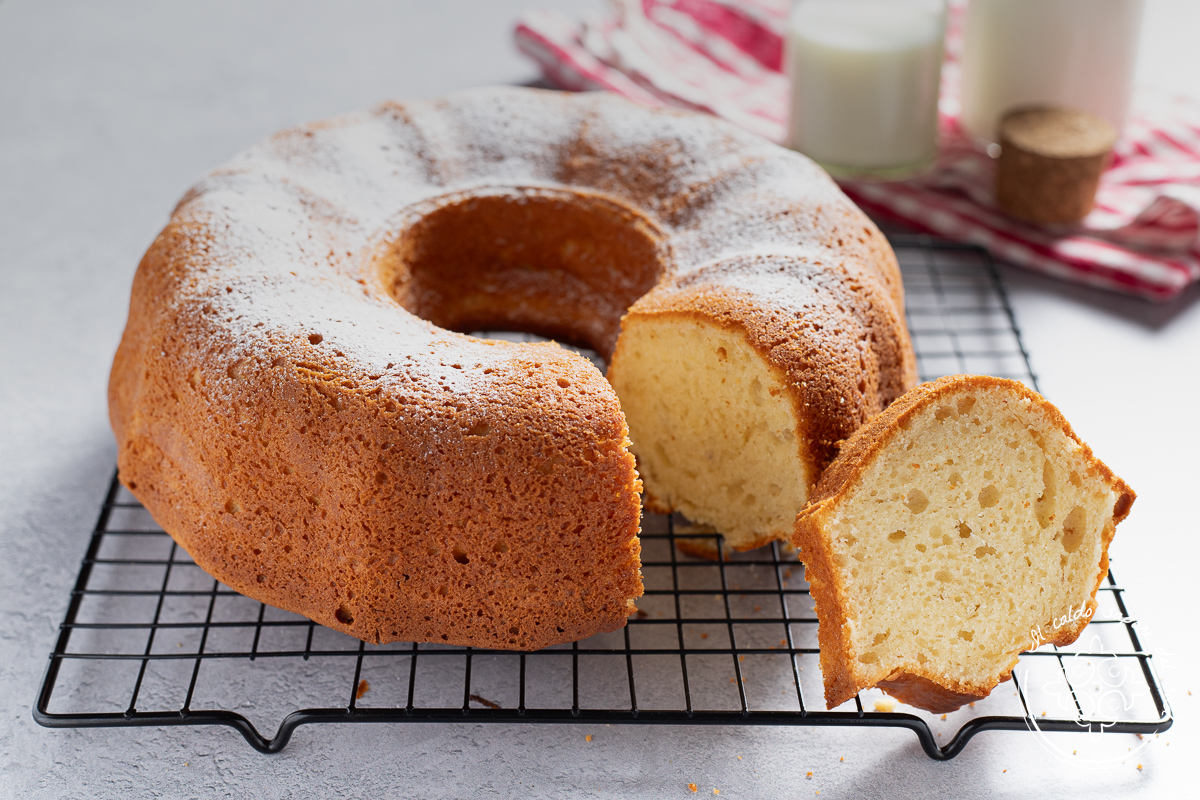 Ciambellone met ricotta van oma