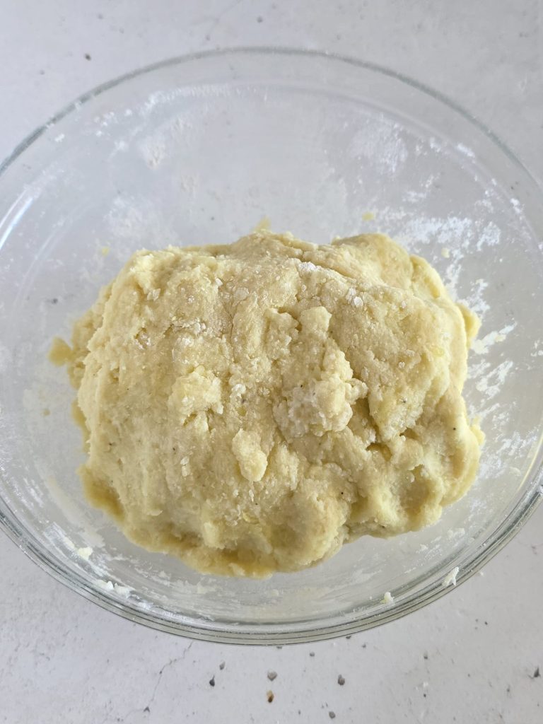 Kruimeltaart van aardappelen