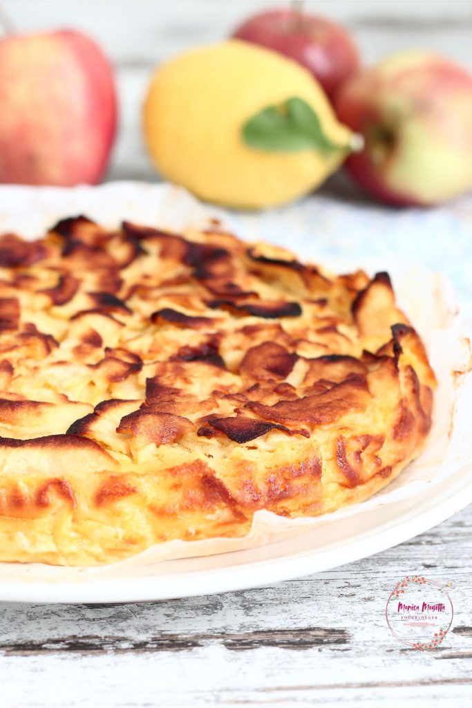 Onzichtbare appelcake, romig en goudbruin