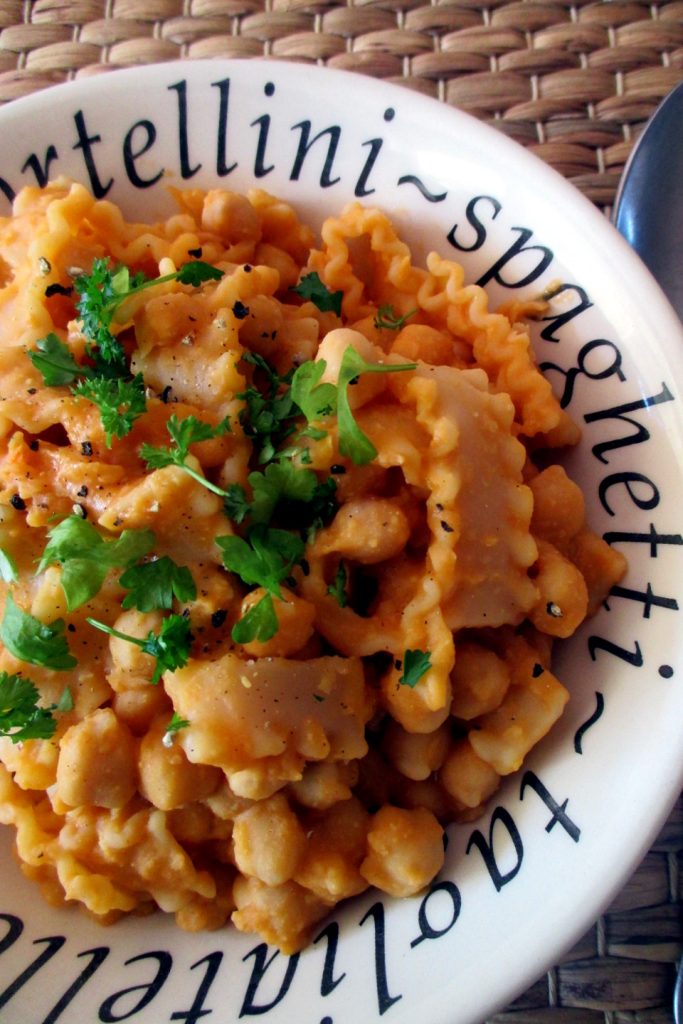 Lichte pasta en kikkererwten op Napolitaanse wijze, Eet zonder Buik