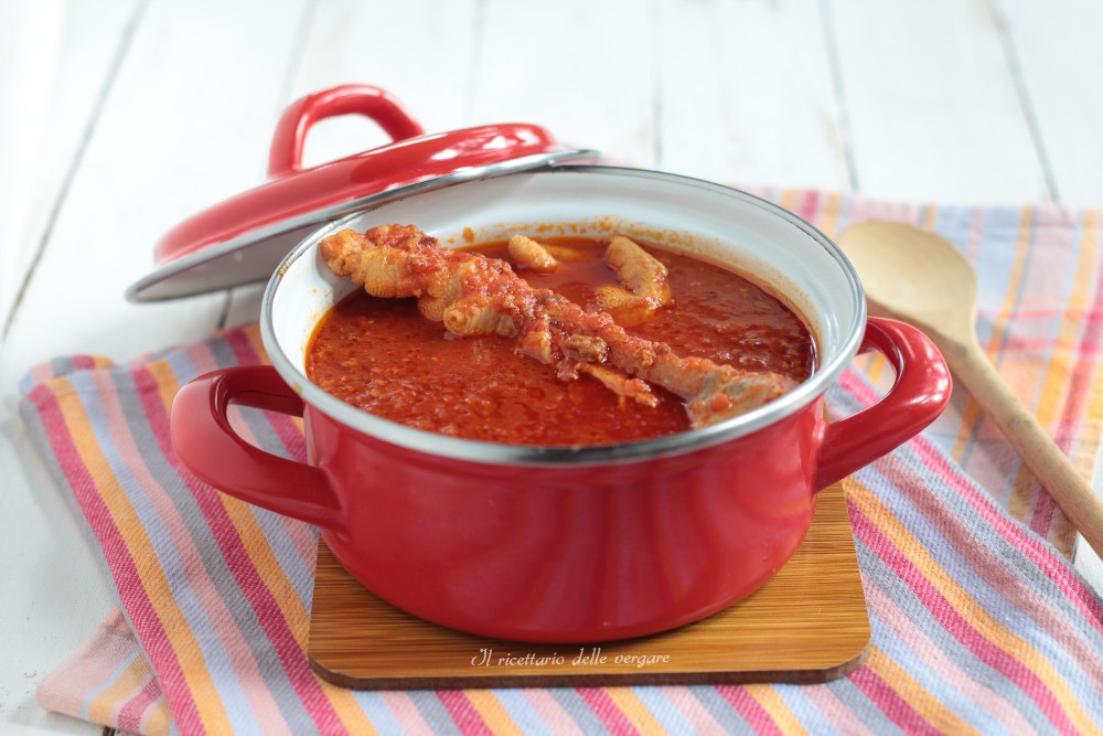 Marchigiaanse ragù van ingewanden en poten