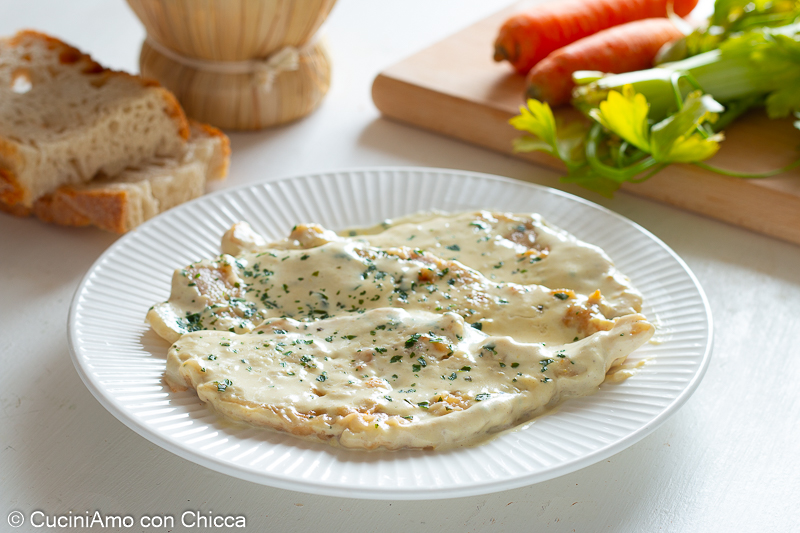 Scaloppine met mosterd