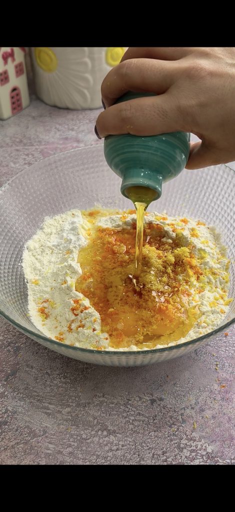 We verzamelen alle ingrediënten voor de chiacchiere