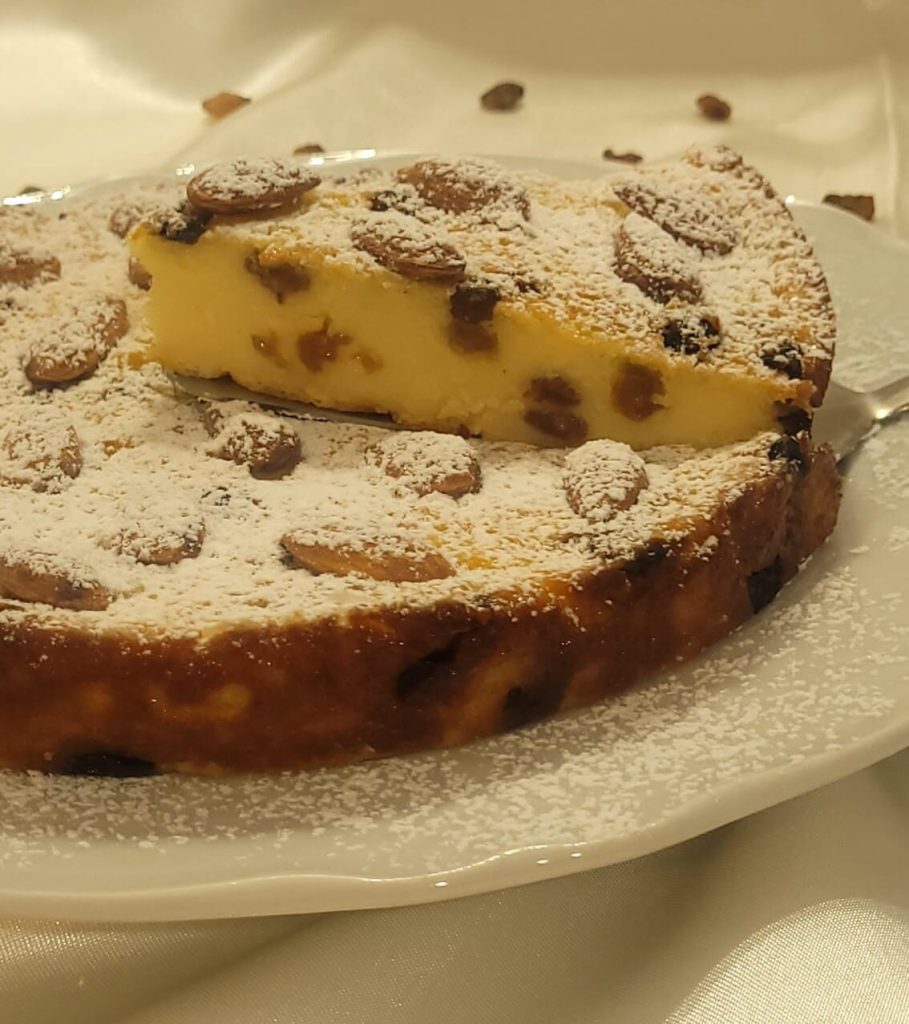 Griesmeelcake in heteluchtfriteuse