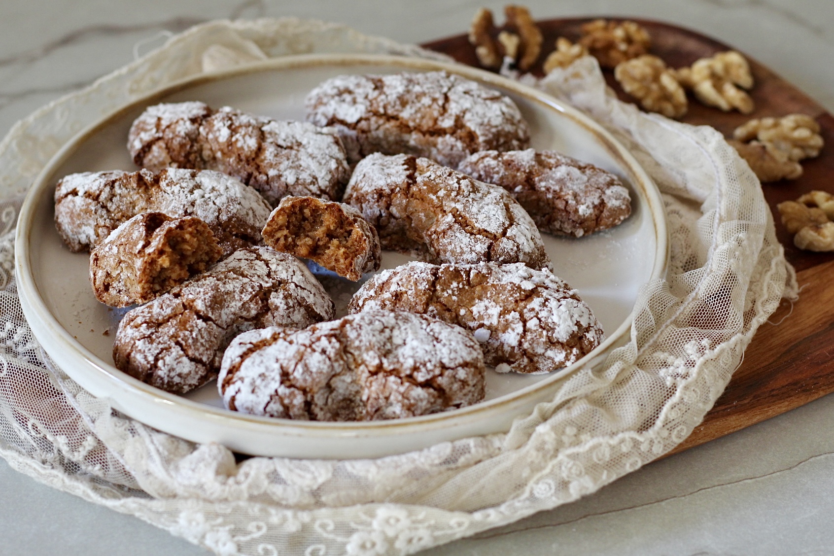 Pizzicotti met walnoten, met slechts 3 ingrediënten!