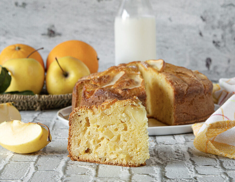 Appel- en sinaasappelcake