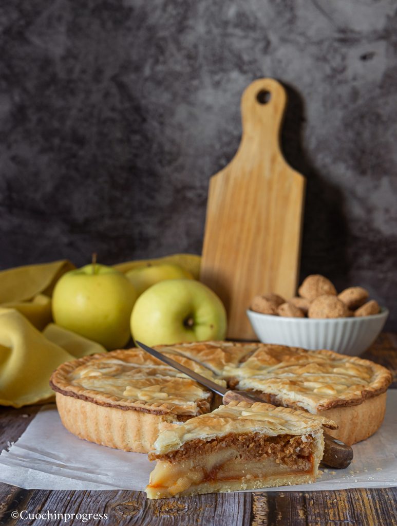 appeltaart met amaretti