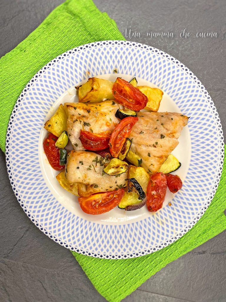 Baars met groenten in de airfryer