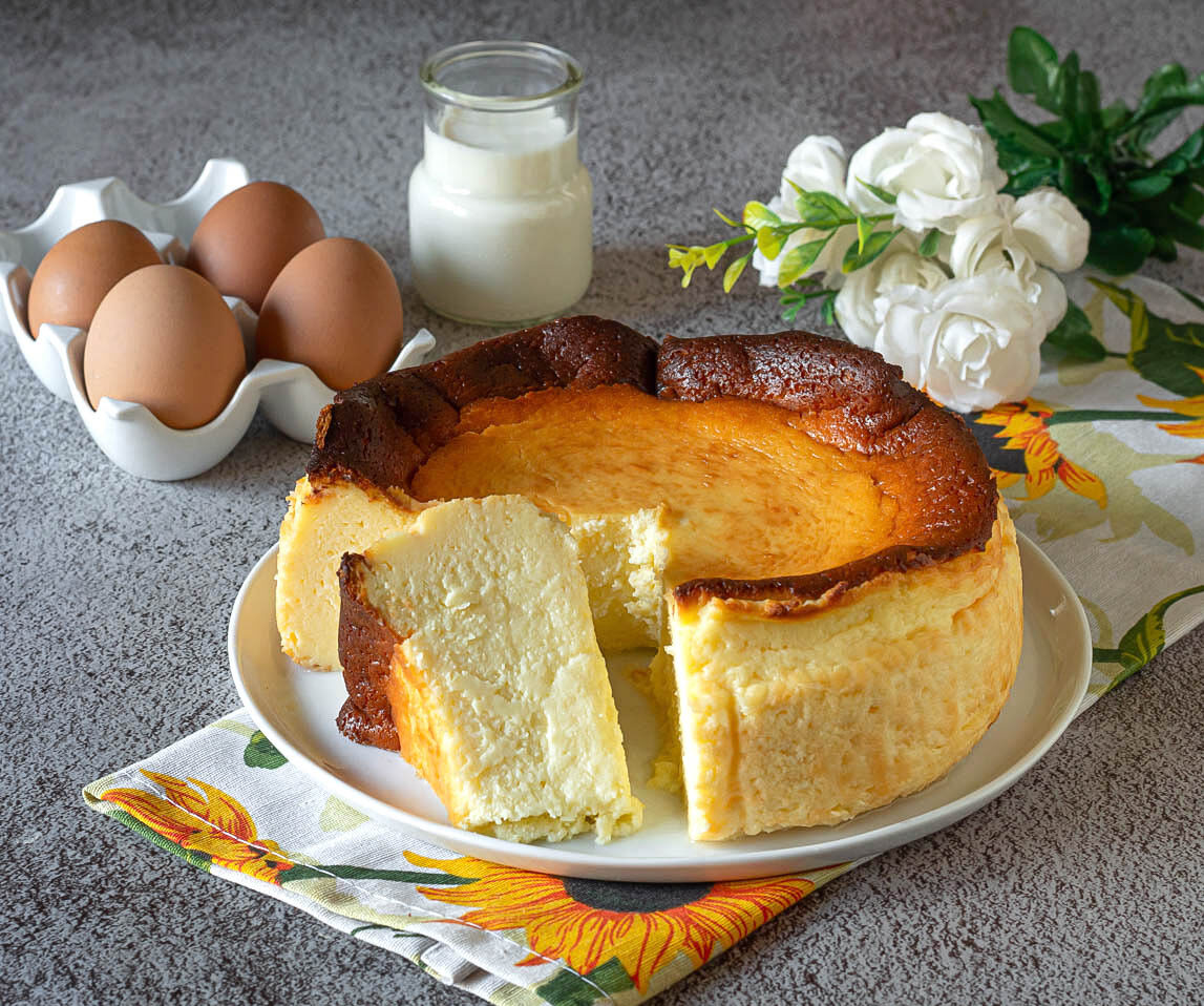 Baskische cheesecake