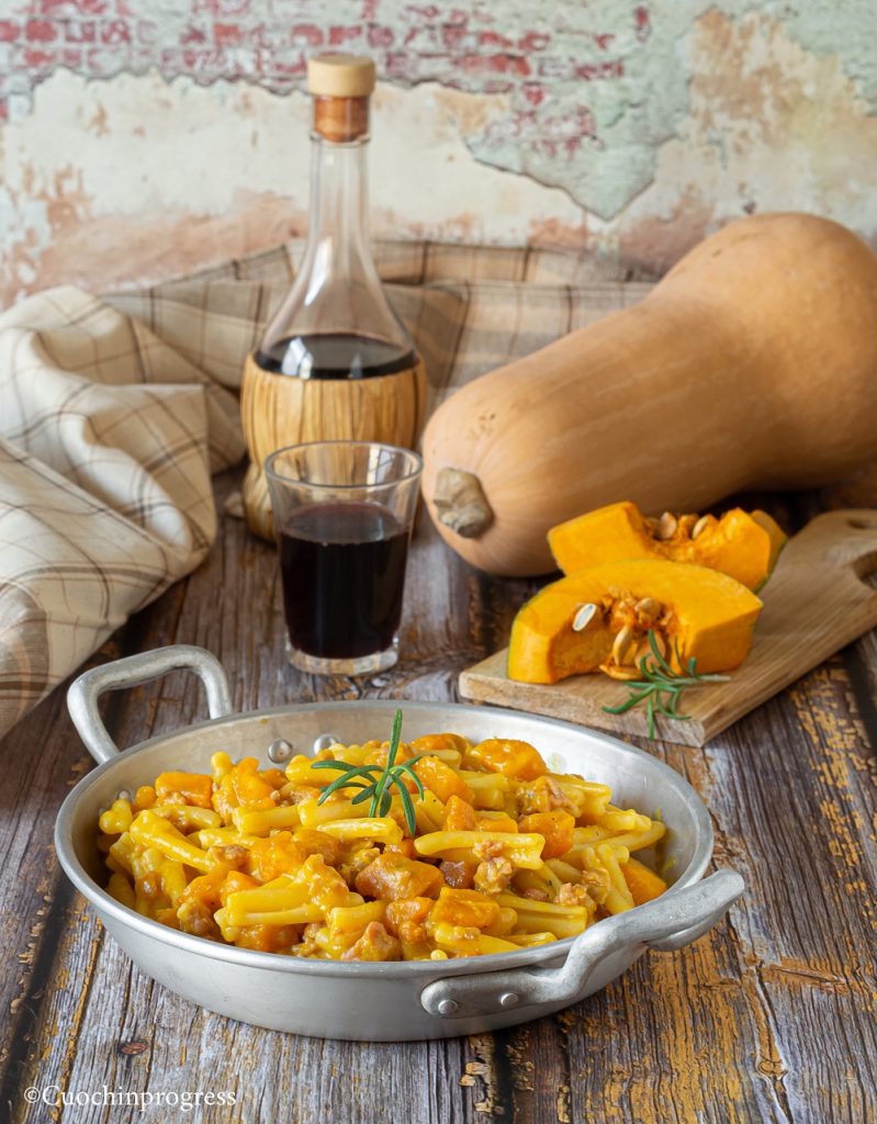 caserecce salsiccia pompoen