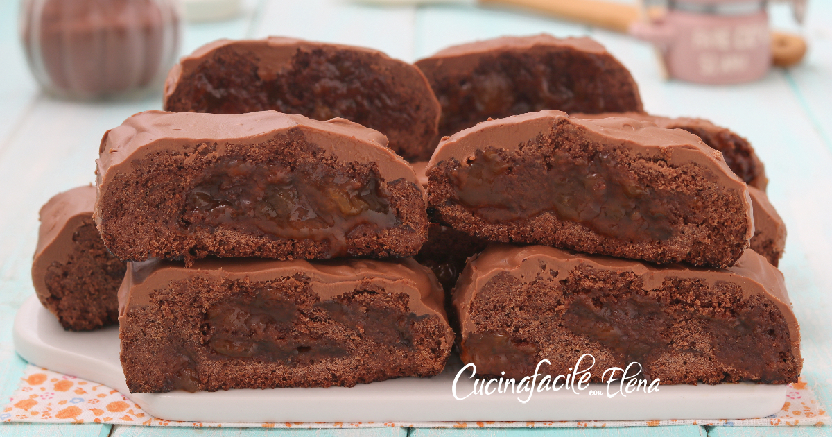 Chocolade en jam koekjes