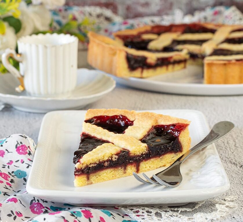 Crostata met bramenjam