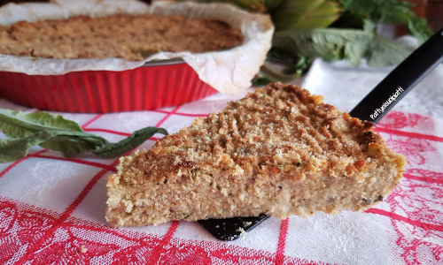 Artisjokken- en aardappelpastei