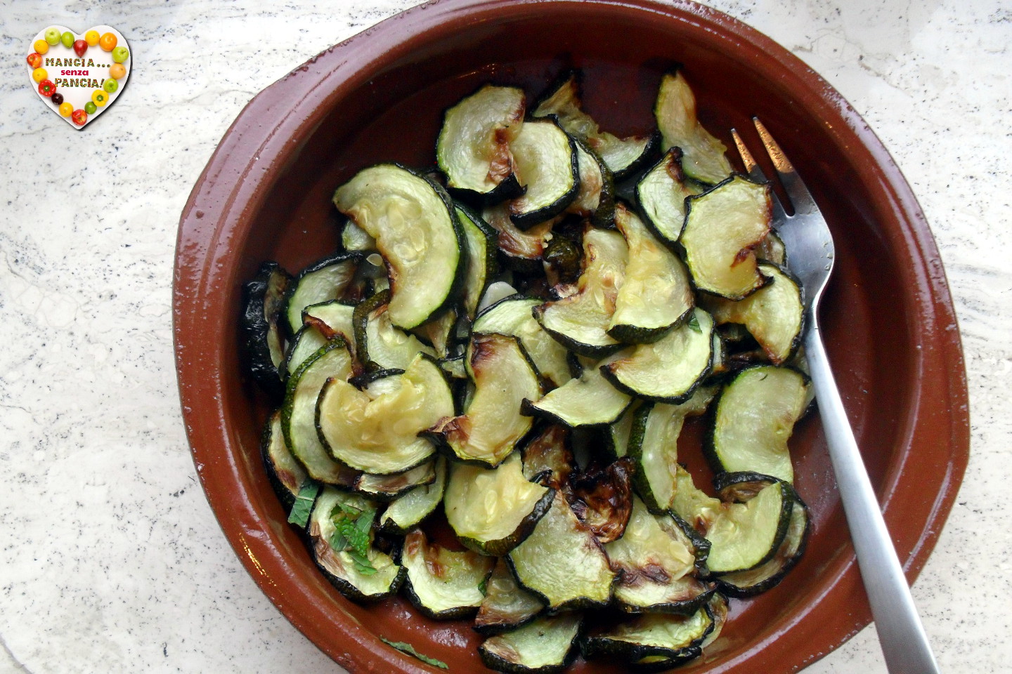 Zucchine alla scapece in de airfryer