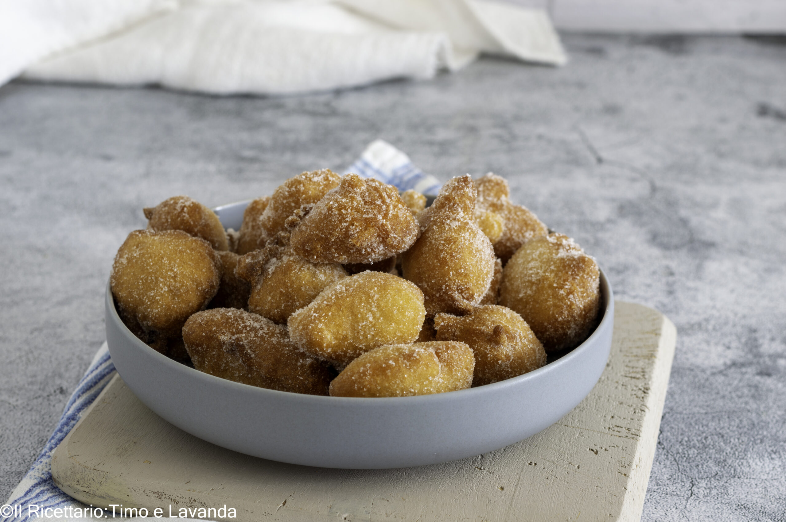 Glutenvrije beignets met natuurlijke meelsoorten