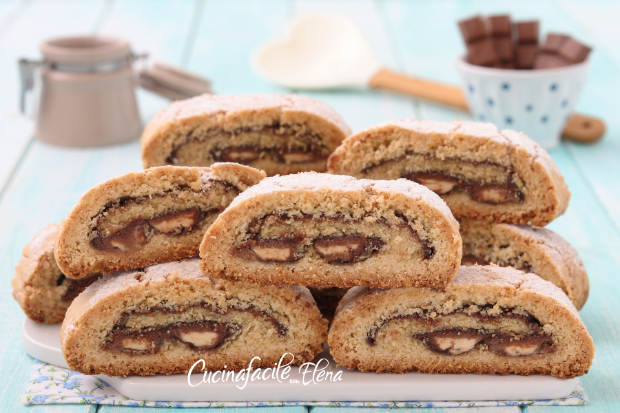 Grote Koekjes Met Chocolaatjes en Nutella