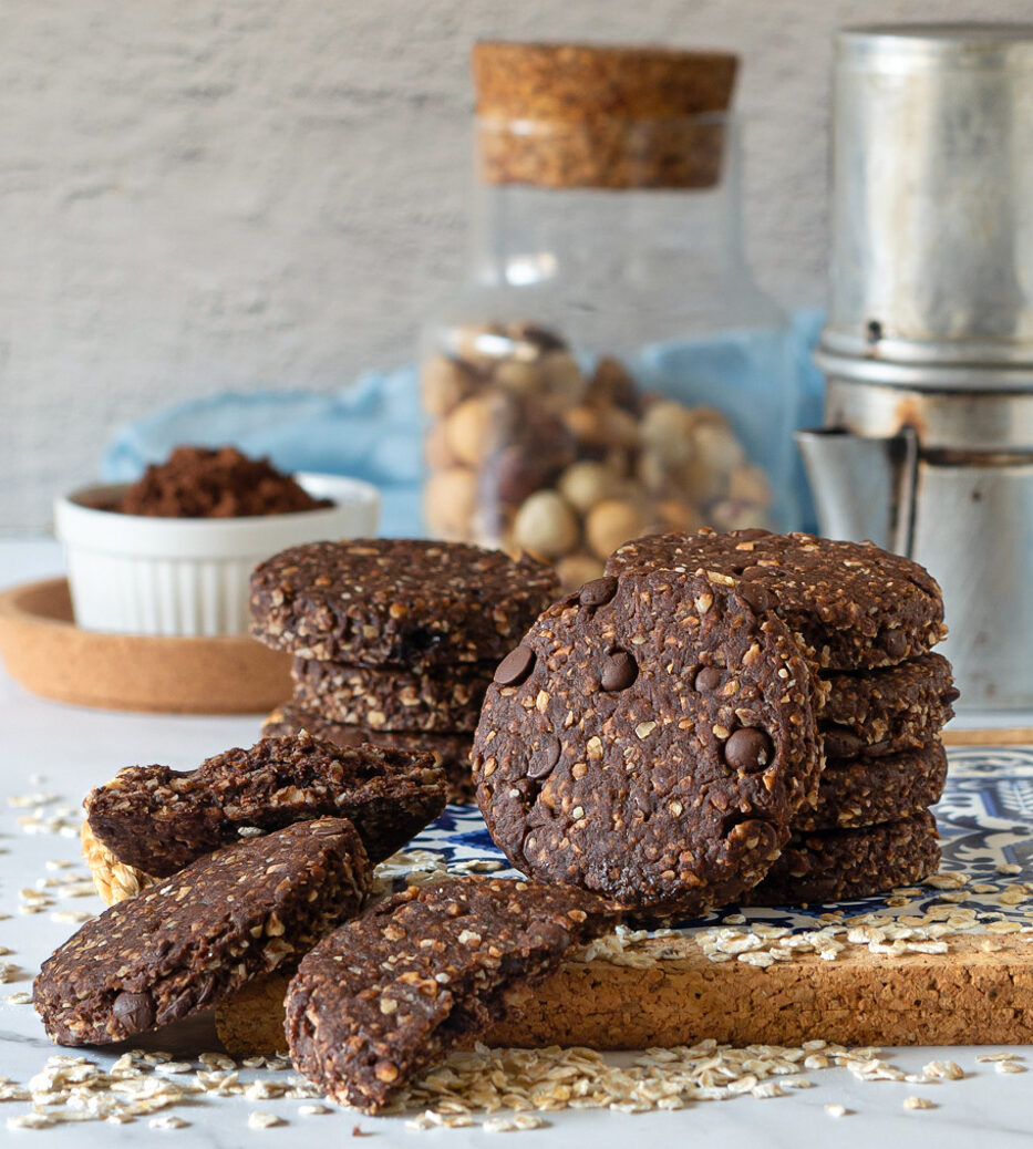 Havermout- en chocoladekoekjes