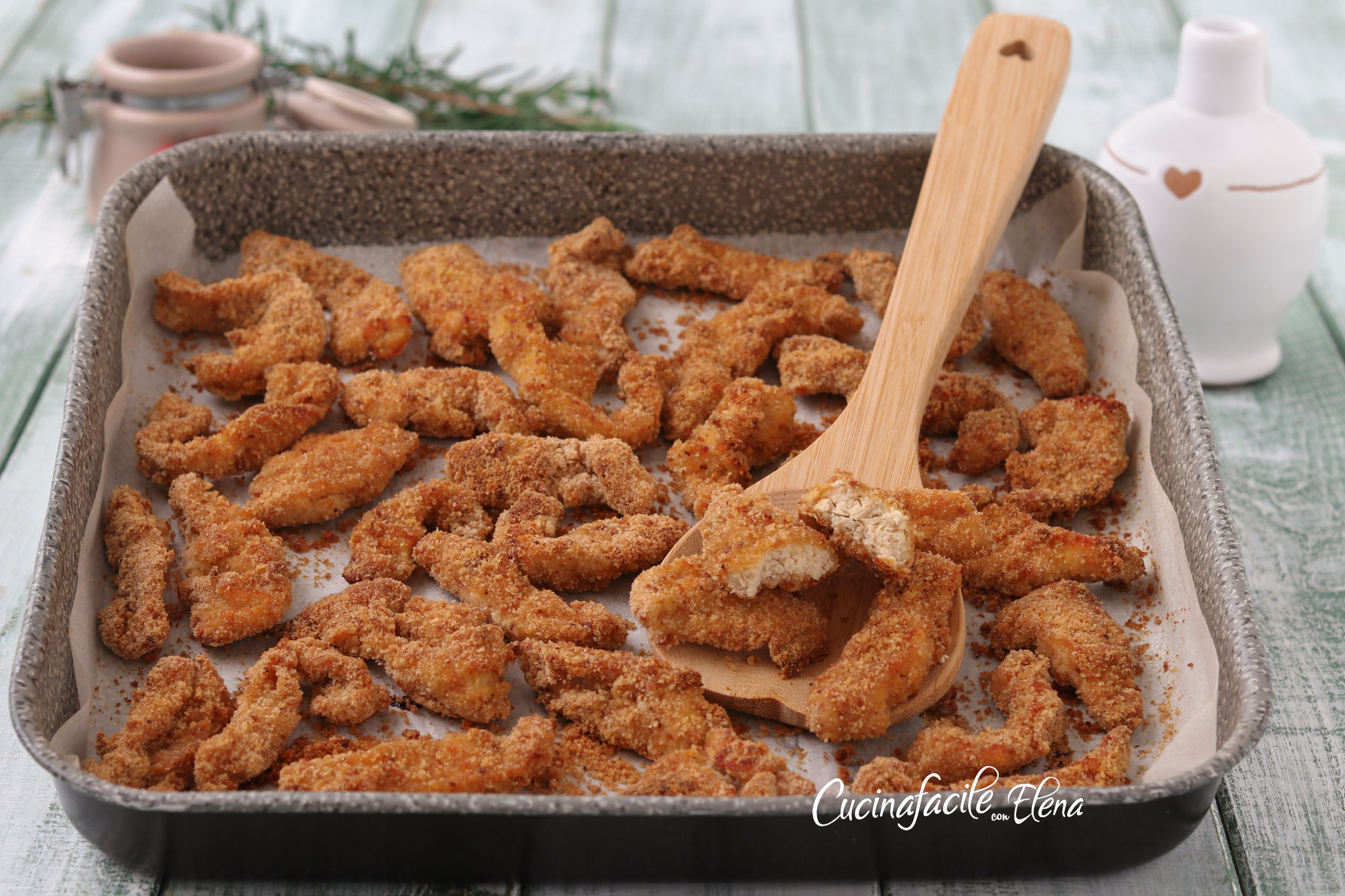 Kipreepjes met yoghurt