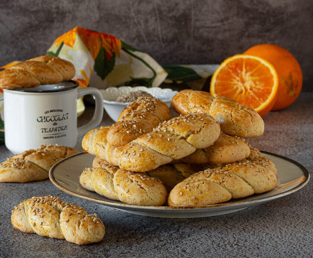 Griekse koulourakia met boter