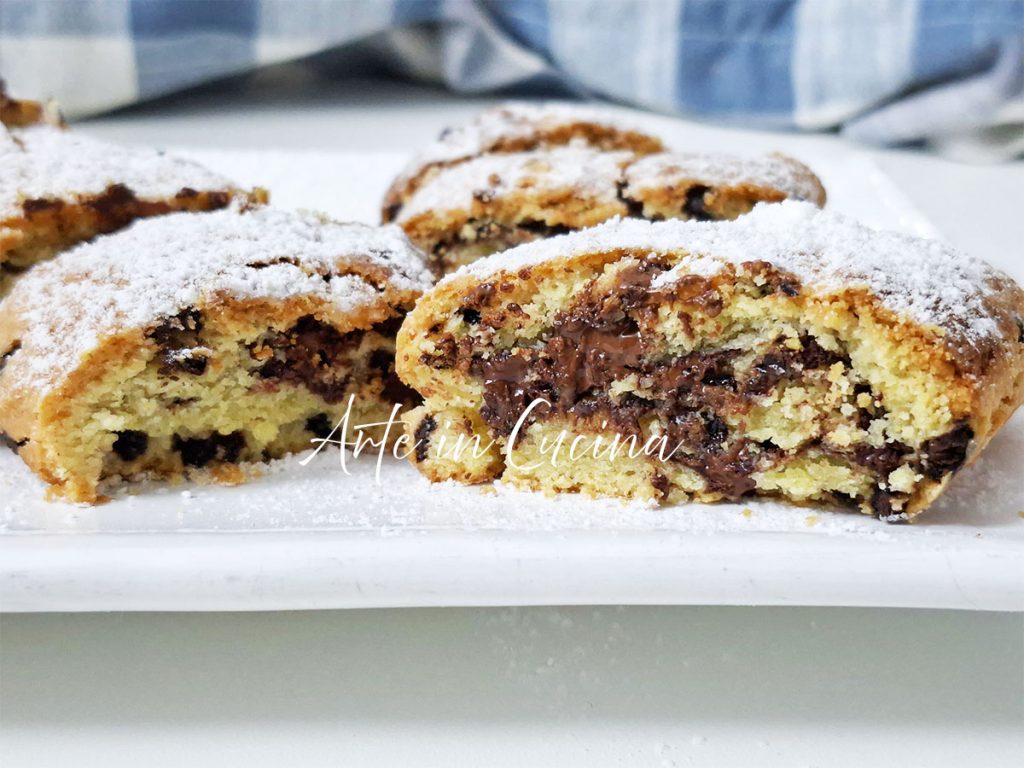 OPGEROLDE COOKIE TAART met chocolade