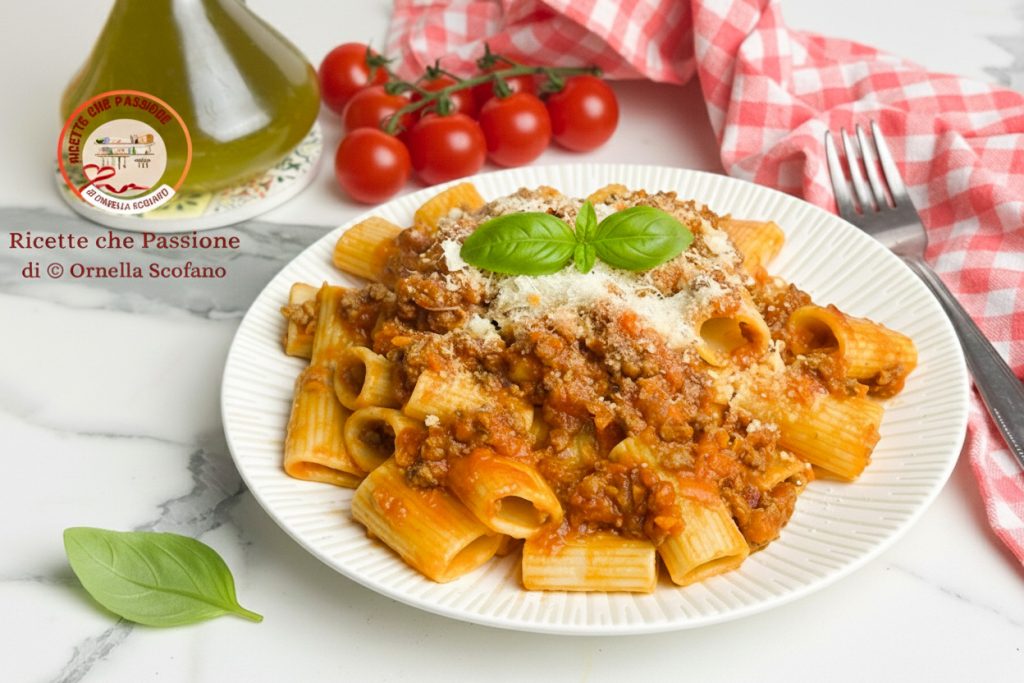 recept pasta met ragù