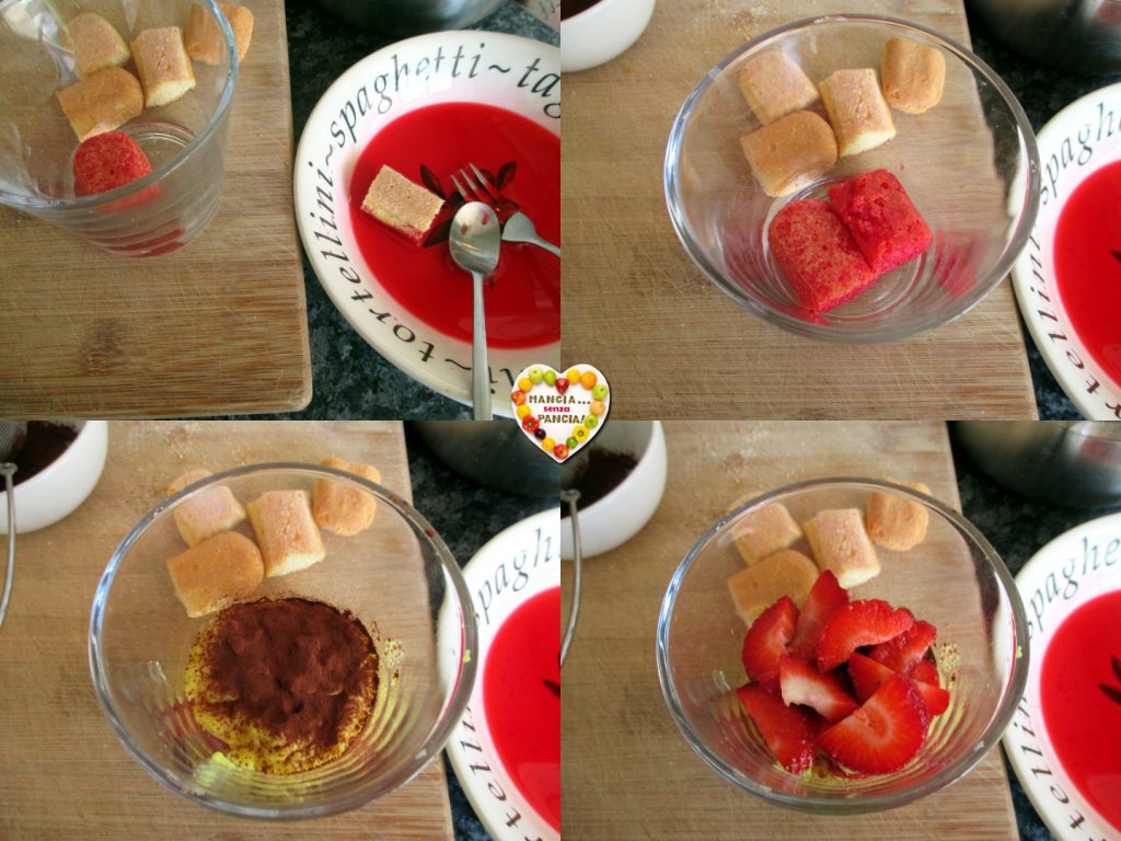 Engelse trifle lange vingers en fruit, Eet zonder Buik