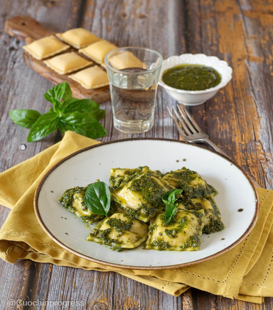 ravioli philadelphia en zalm