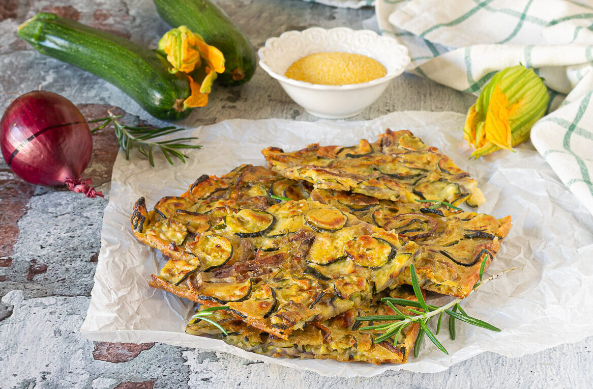 Scarpaccia van courgette